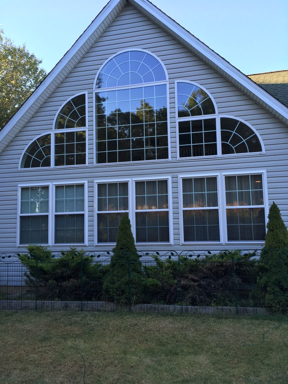 Beautiful home with sparkling clean windows